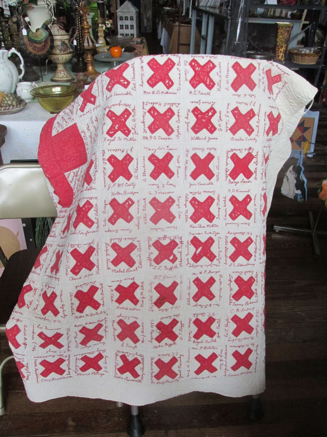 Red Cross Quilt comes home to Cobden